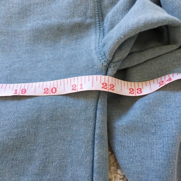 Juicy Cropped Hoodie Sweatshirt - vintage light blue - M - Picture 5 of 6